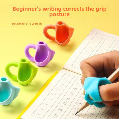 Three-finger pen grip