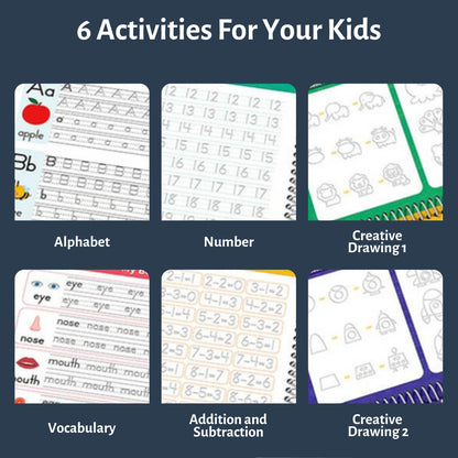 Trace Workbook™ -  6 Handwriting Books