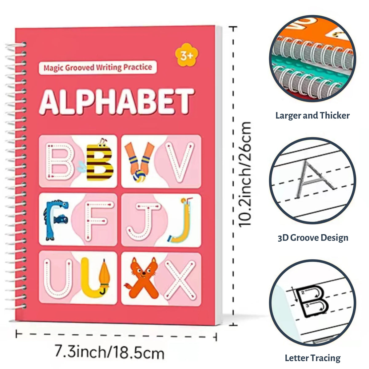 Trace Workbook™ -  6 Handwriting Books