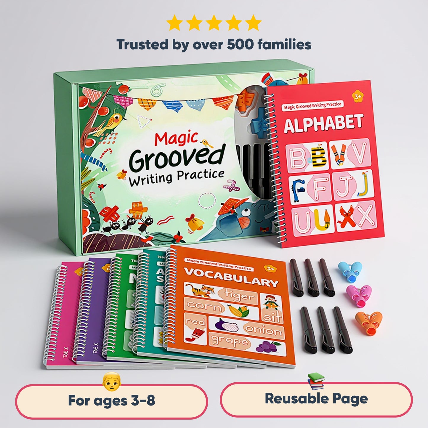 Trace Workbook™ -  6 Handwriting Books